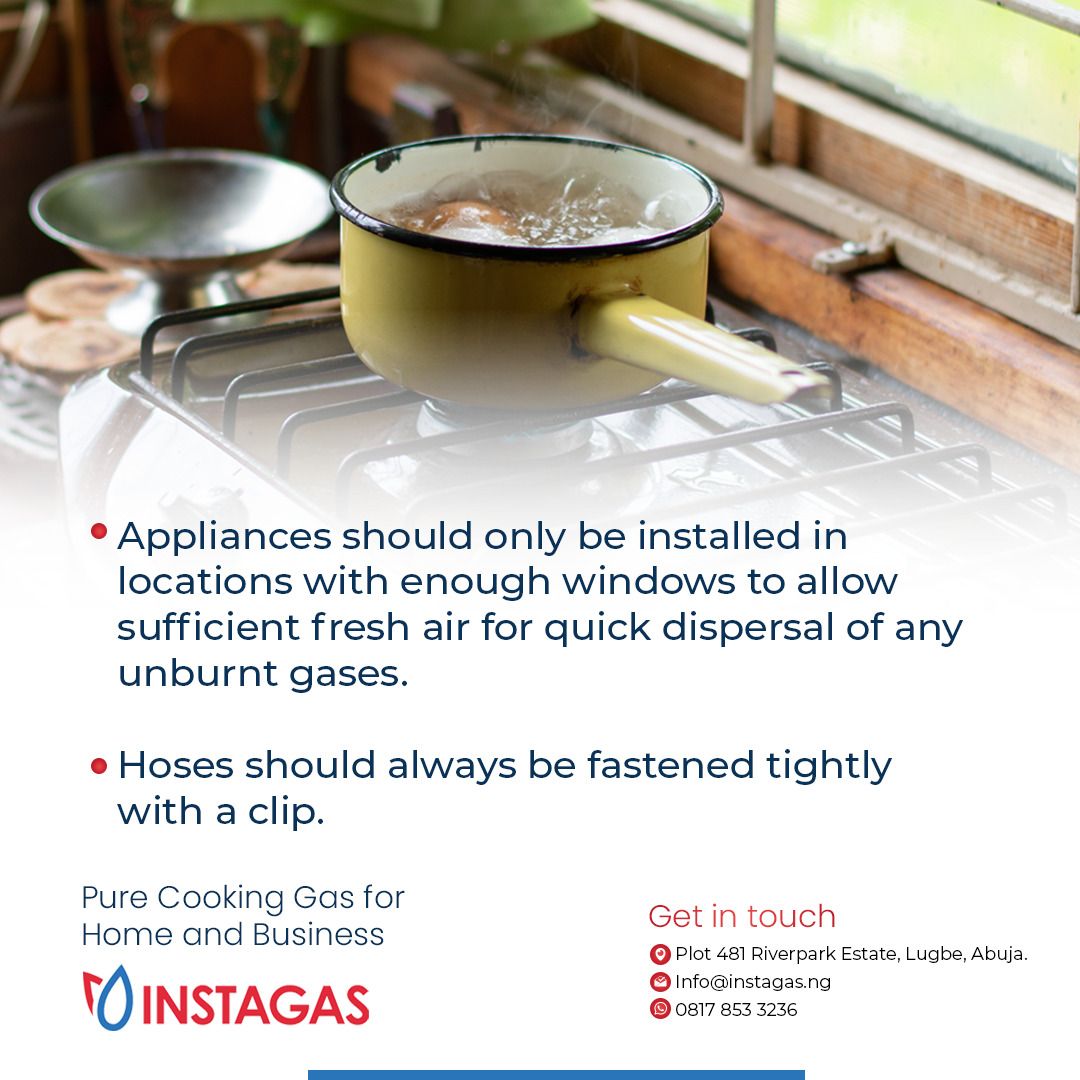 Using Gas Appliances Safely INSTAGAS